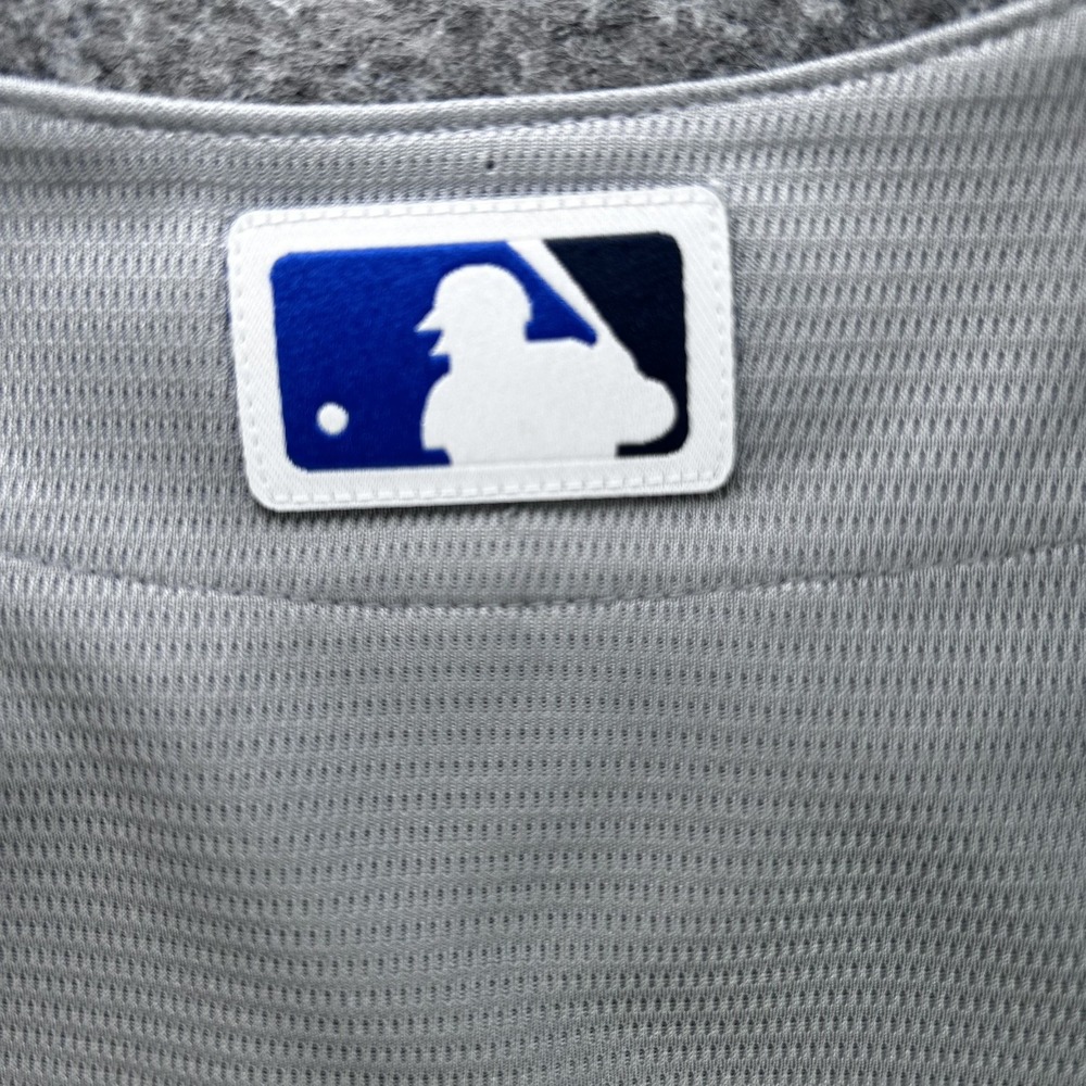 Toronto Blue Jays Nike Baseball Jersey Mens Small Dri Fit Stitched Gray NWOT - Picture 8 of 8